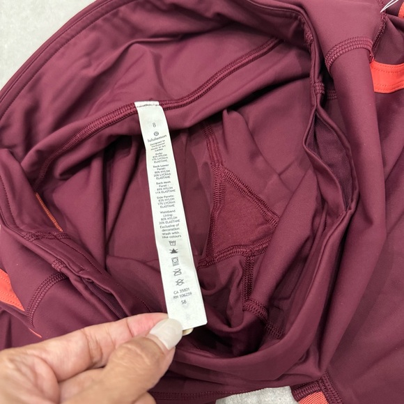 NWT LULULEMON Zip the Line crop leggings - Picture 4 of 9